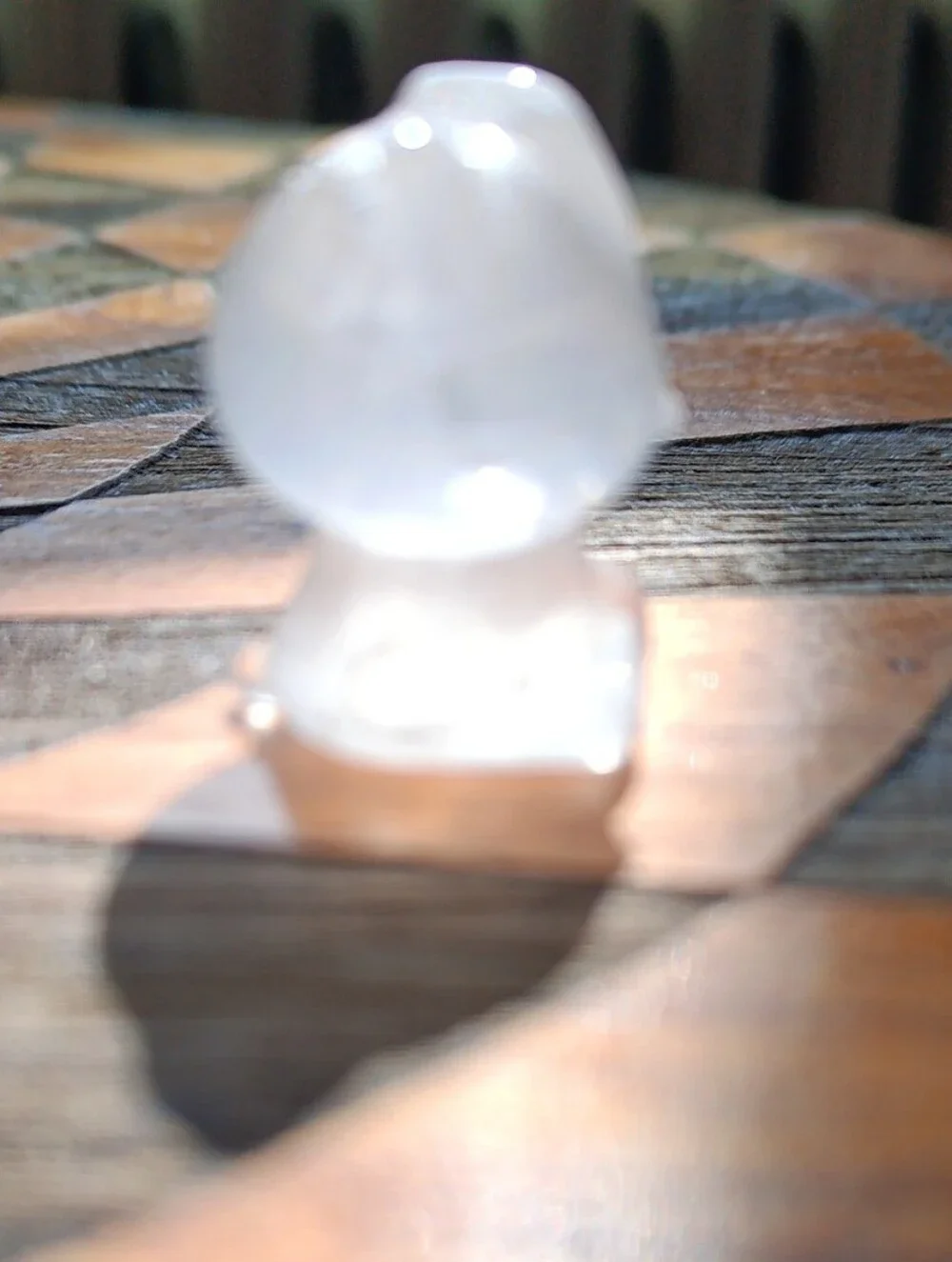 Clear Quartz Crystal Hello Kitty